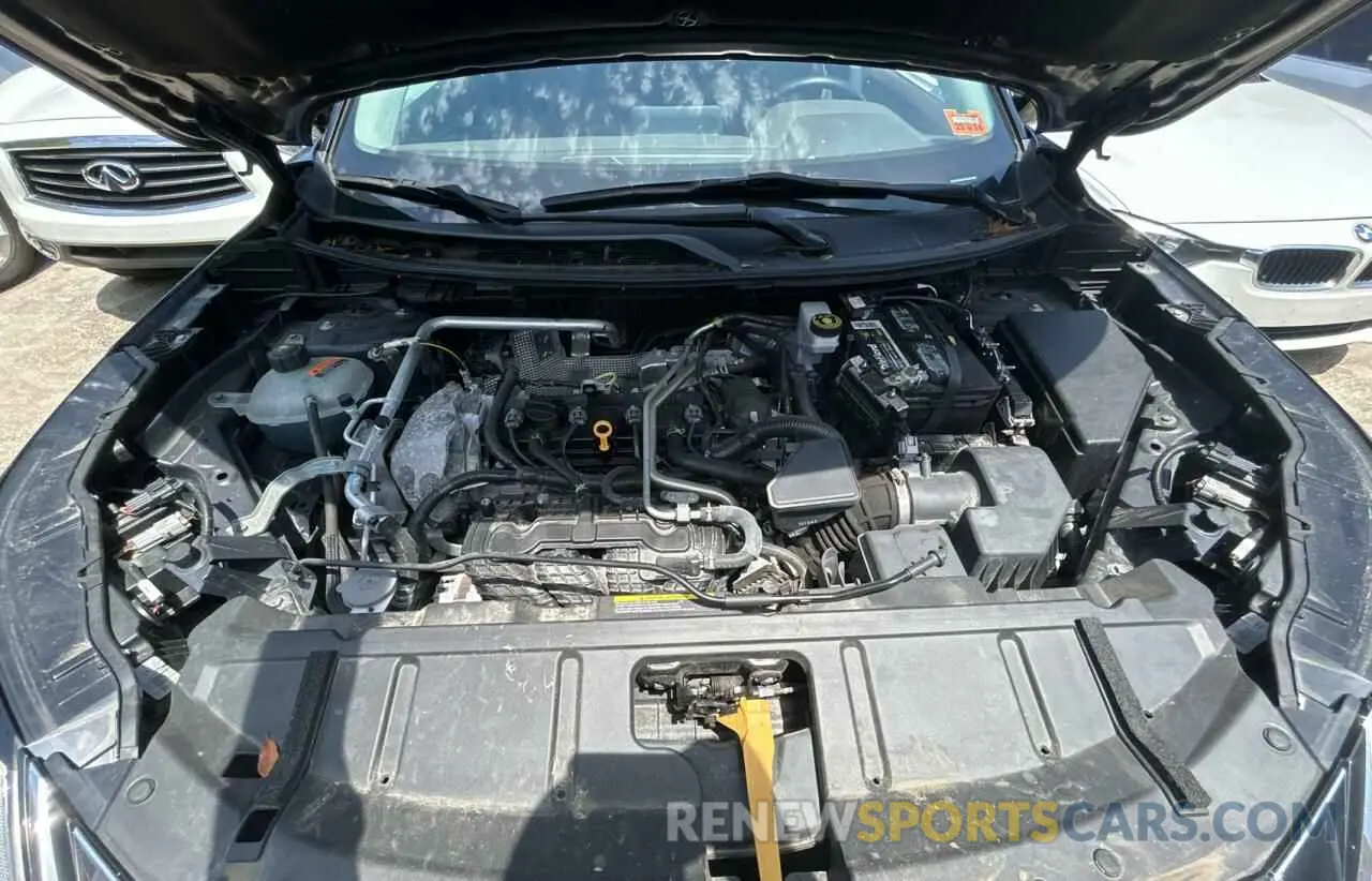 7 fotografías del automóvil dañado 5N1AT3AB9MC834989 NISSAN ROGUE 2021