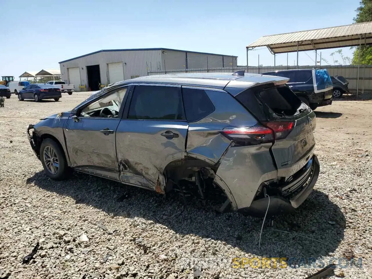 2 fotografías del automóvil dañado 5N1AT3ABXMC803640 NISSAN ROGUE 2021