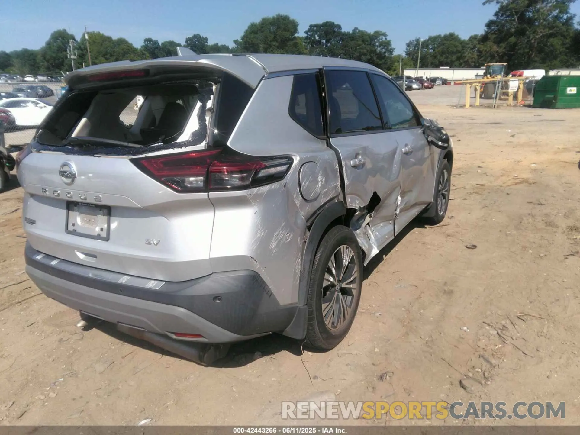 4 fotografías del automóvil dañado 5N1AT3BA0MC709062 NISSAN ROGUE 2021