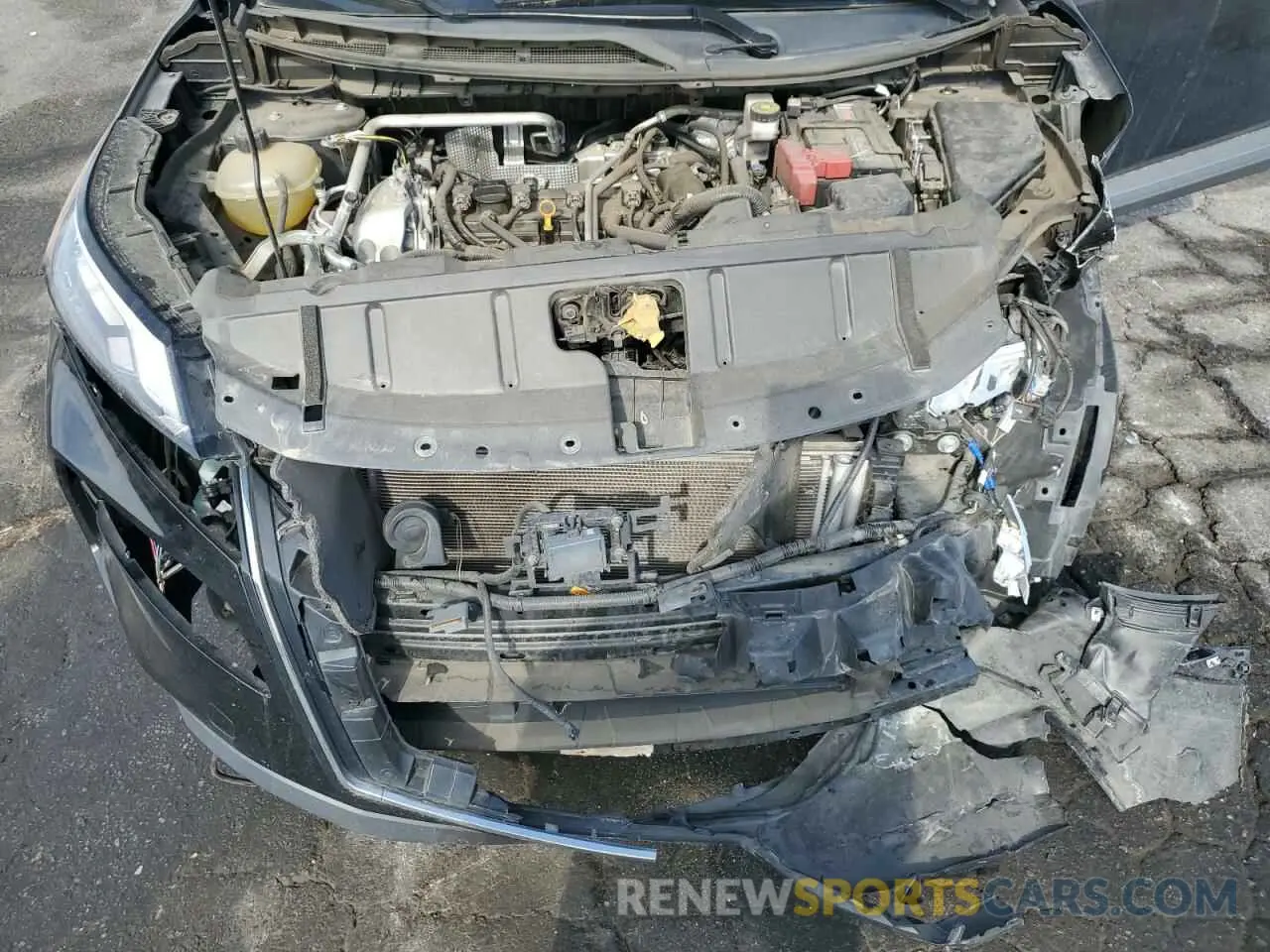 12 fotografías del automóvil dañado 5N1AT3BA0MC719042 NISSAN ROGUE 2021