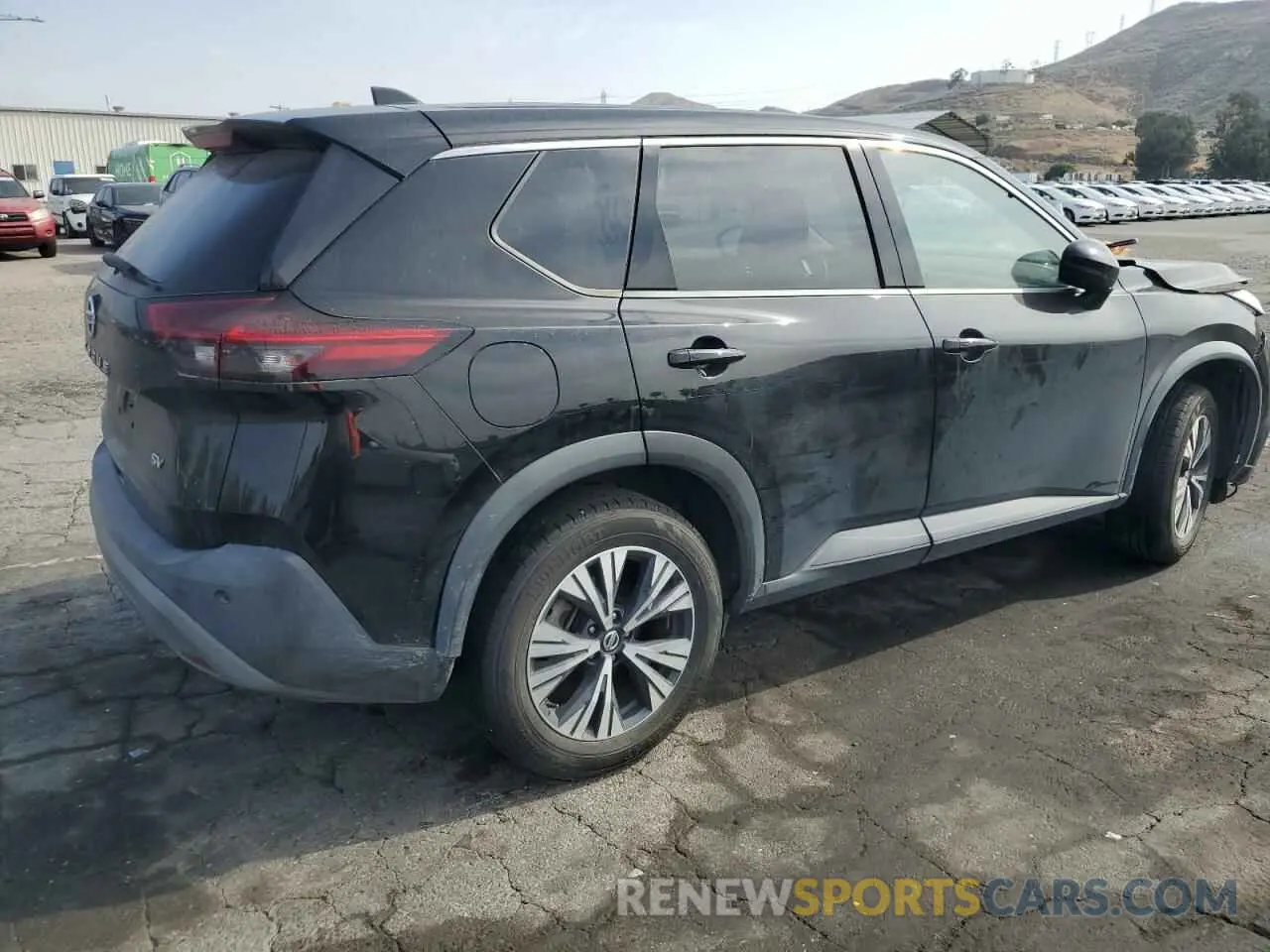 3 fotografías del automóvil dañado 5N1AT3BA0MC719042 NISSAN ROGUE 2021