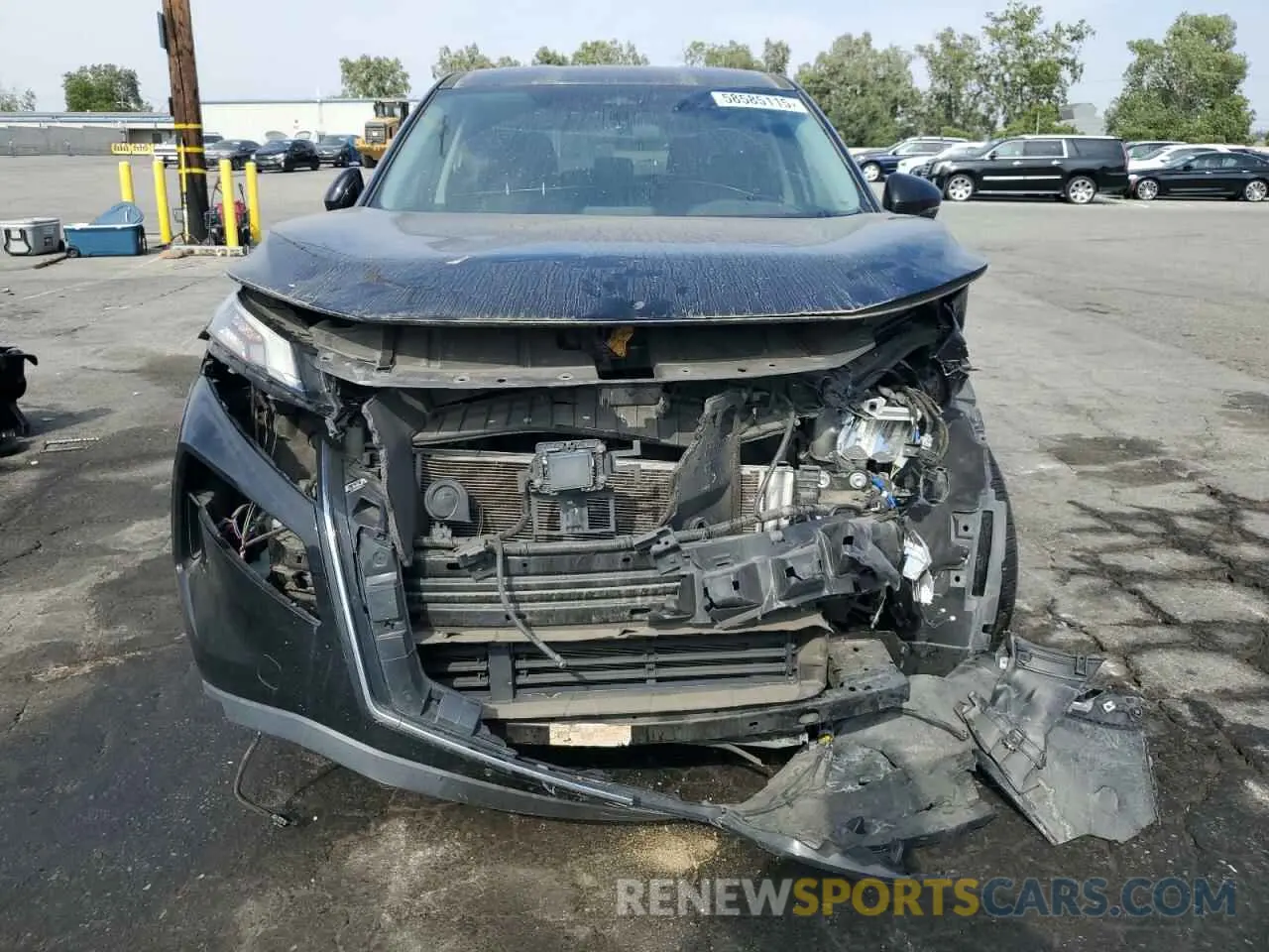5 fotografías del automóvil dañado 5N1AT3BA0MC719042 NISSAN ROGUE 2021