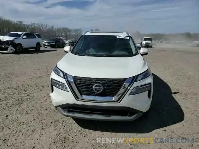 12 fotografías del automóvil dañado 5N1AT3BA0MC720045 NISSAN ROGUE 2021