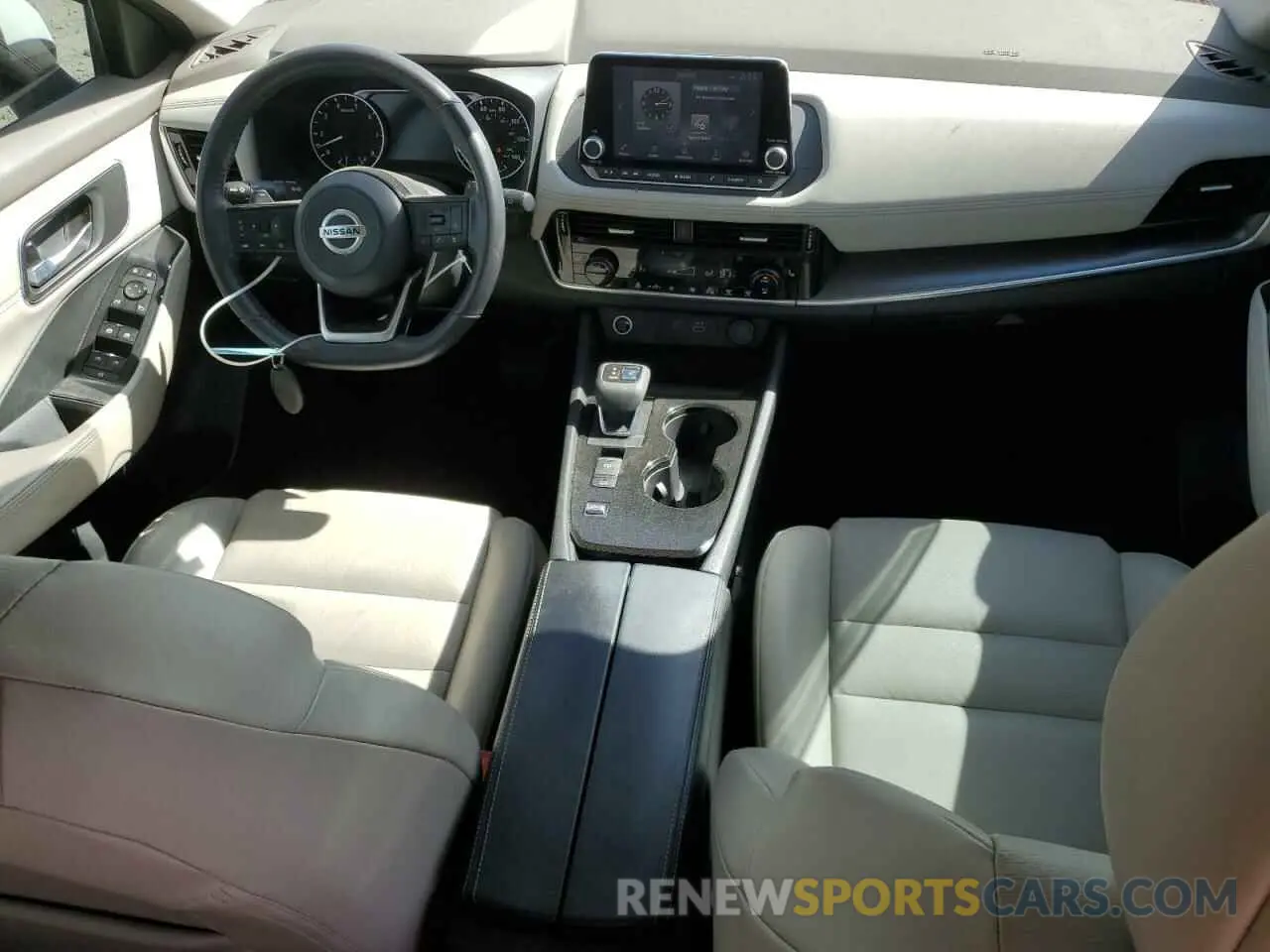 8 fotografías del automóvil dañado 5N1AT3BA0MC720045 NISSAN ROGUE 2021