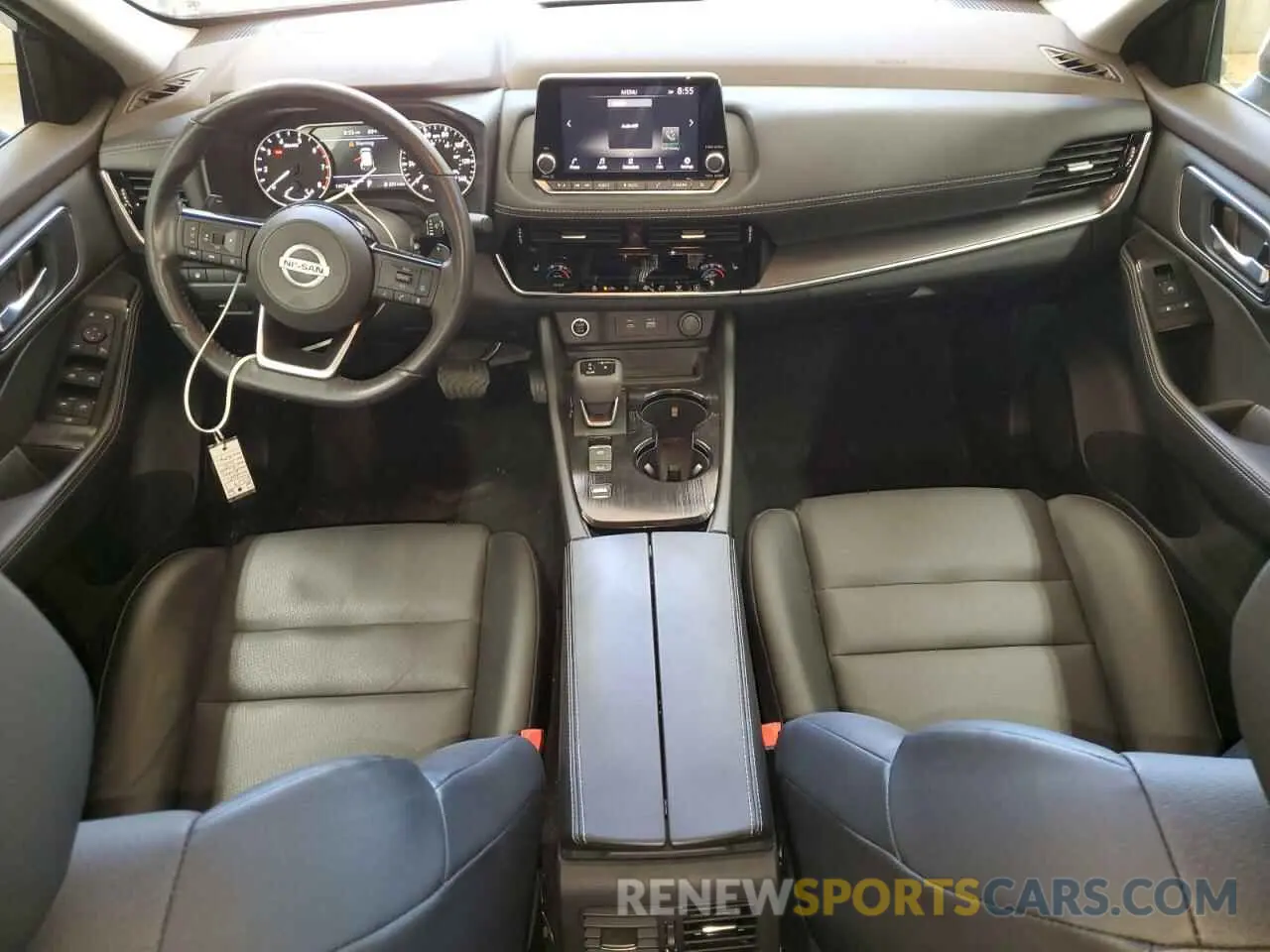 8 fotografías del automóvil dañado 5N1AT3BA0MC778088 NISSAN ROGUE 2021
