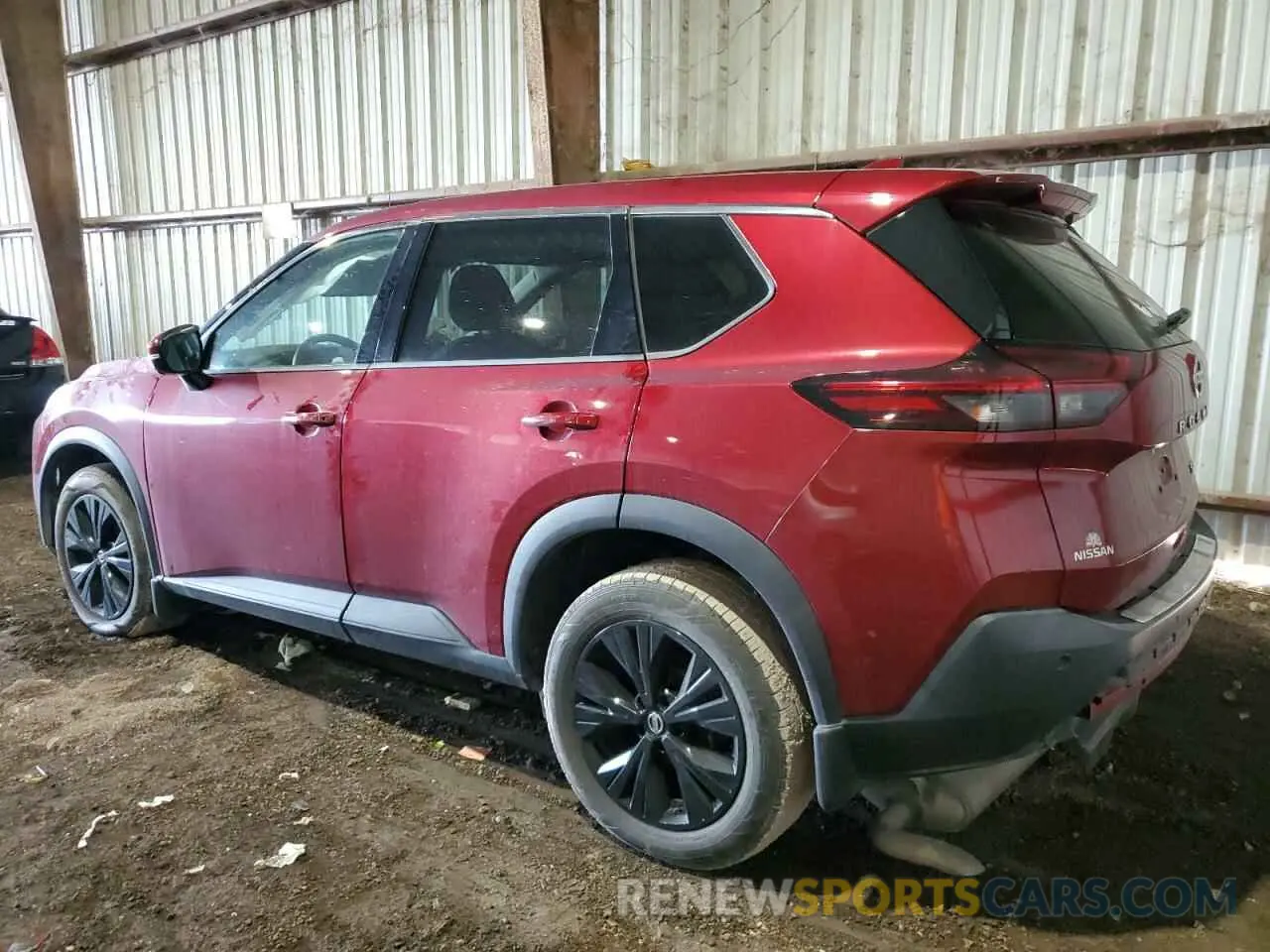 2 fotografías del automóvil dañado 5N1AT3BA0MC807279 NISSAN ROGUE 2021