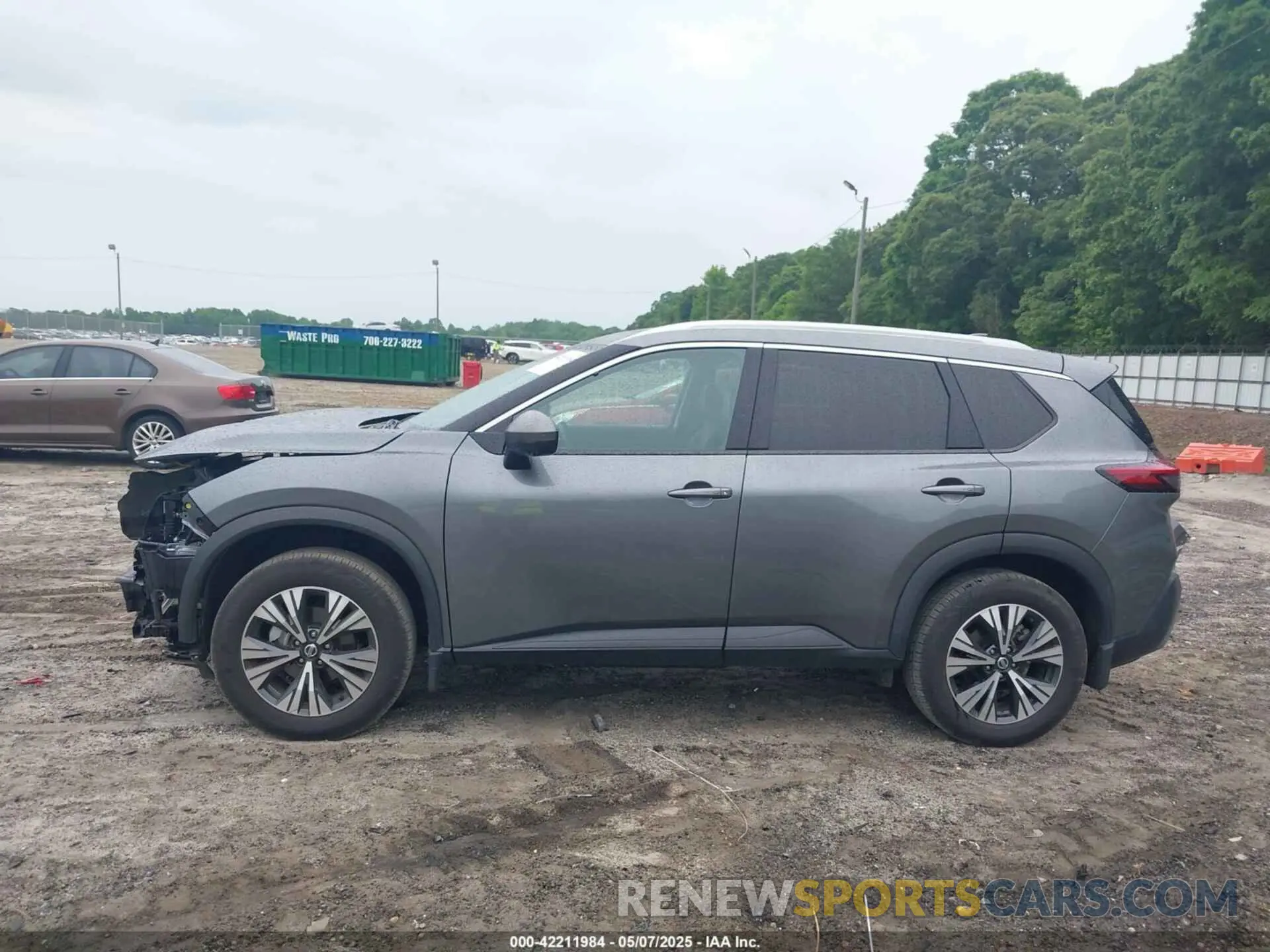 15 fotografías del automóvil dañado 5N1AT3BA0MC813406 NISSAN ROGUE 2021