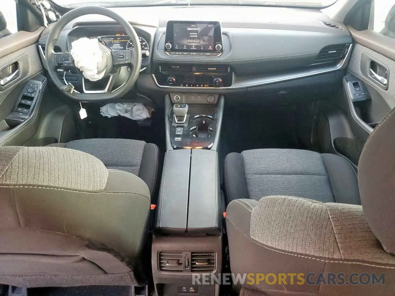 8 fotografías del automóvil dañado 5N1AT3BA0MC833199 NISSAN ROGUE 2021