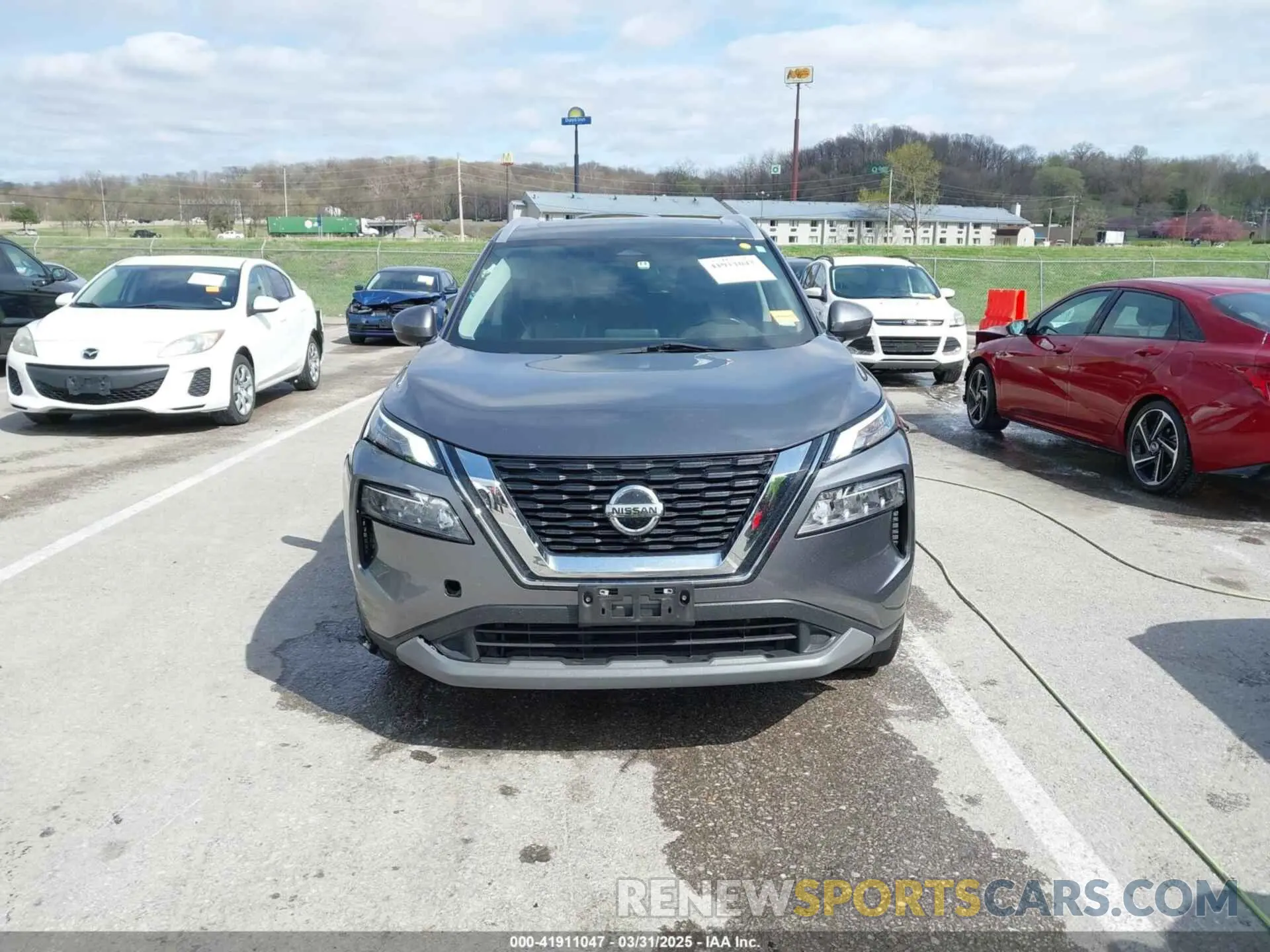 13 fotografías del automóvil dañado 5N1AT3BA1MC672278 NISSAN ROGUE 2021
