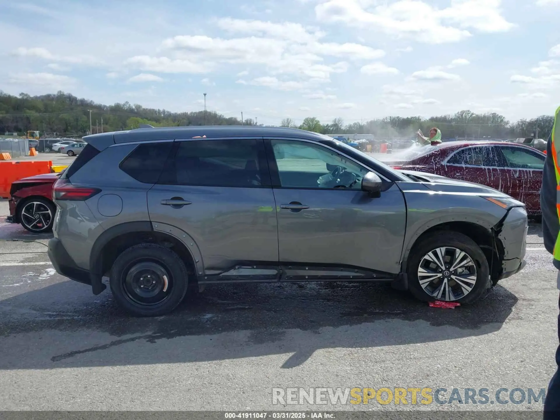 14 fotografías del automóvil dañado 5N1AT3BA1MC672278 NISSAN ROGUE 2021