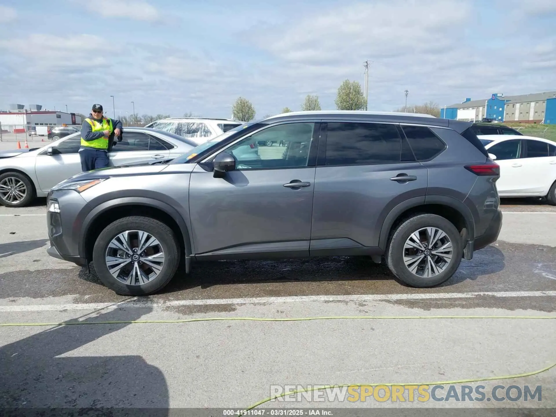 15 fotografías del automóvil dañado 5N1AT3BA1MC672278 NISSAN ROGUE 2021