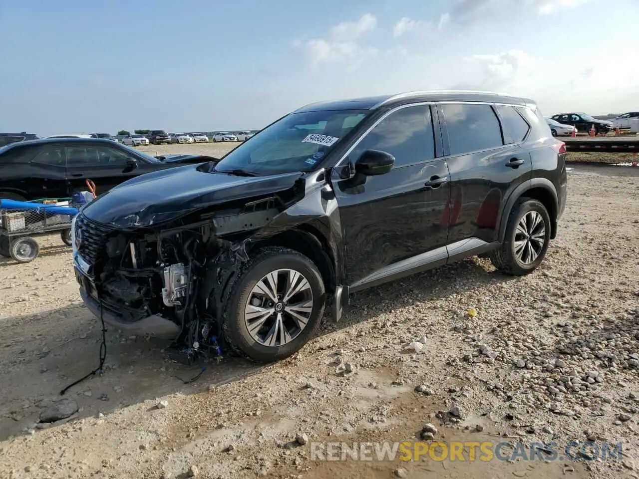 1 fotografías del automóvil dañado 5N1AT3BA1MC725299 NISSAN ROGUE 2021