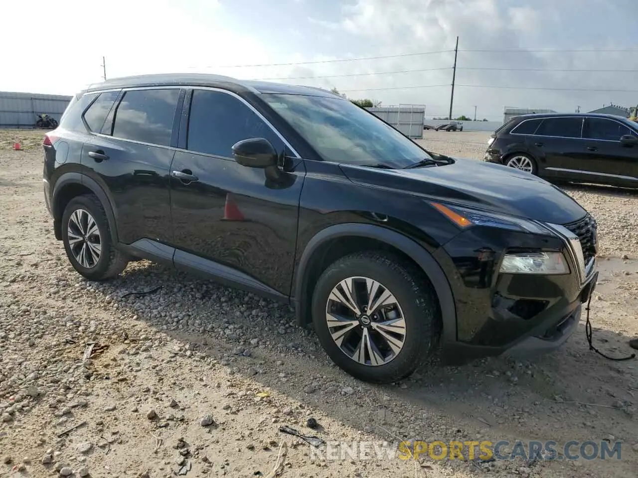 4 fotografías del automóvil dañado 5N1AT3BA1MC725299 NISSAN ROGUE 2021