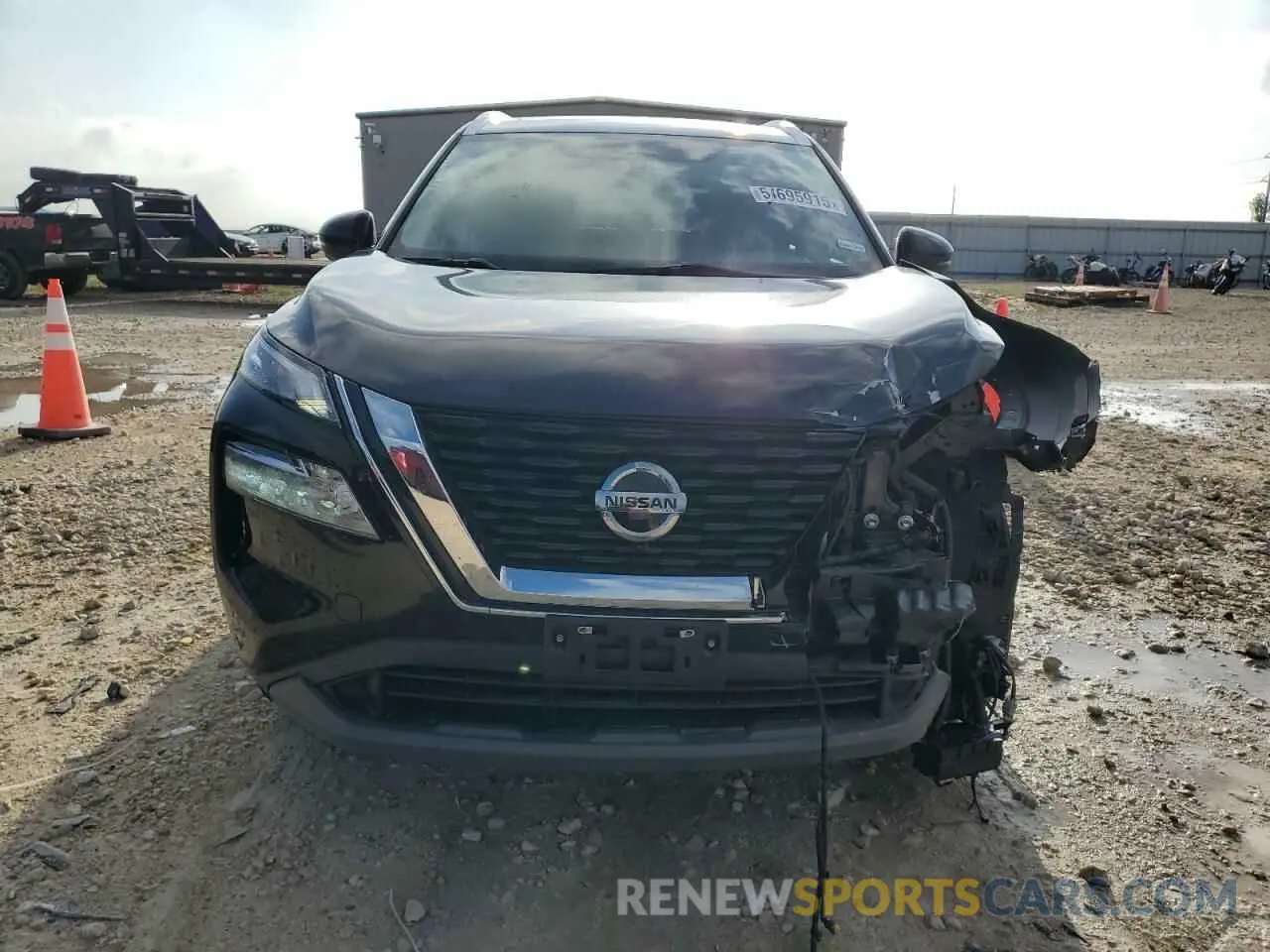 5 fotografías del automóvil dañado 5N1AT3BA1MC725299 NISSAN ROGUE 2021