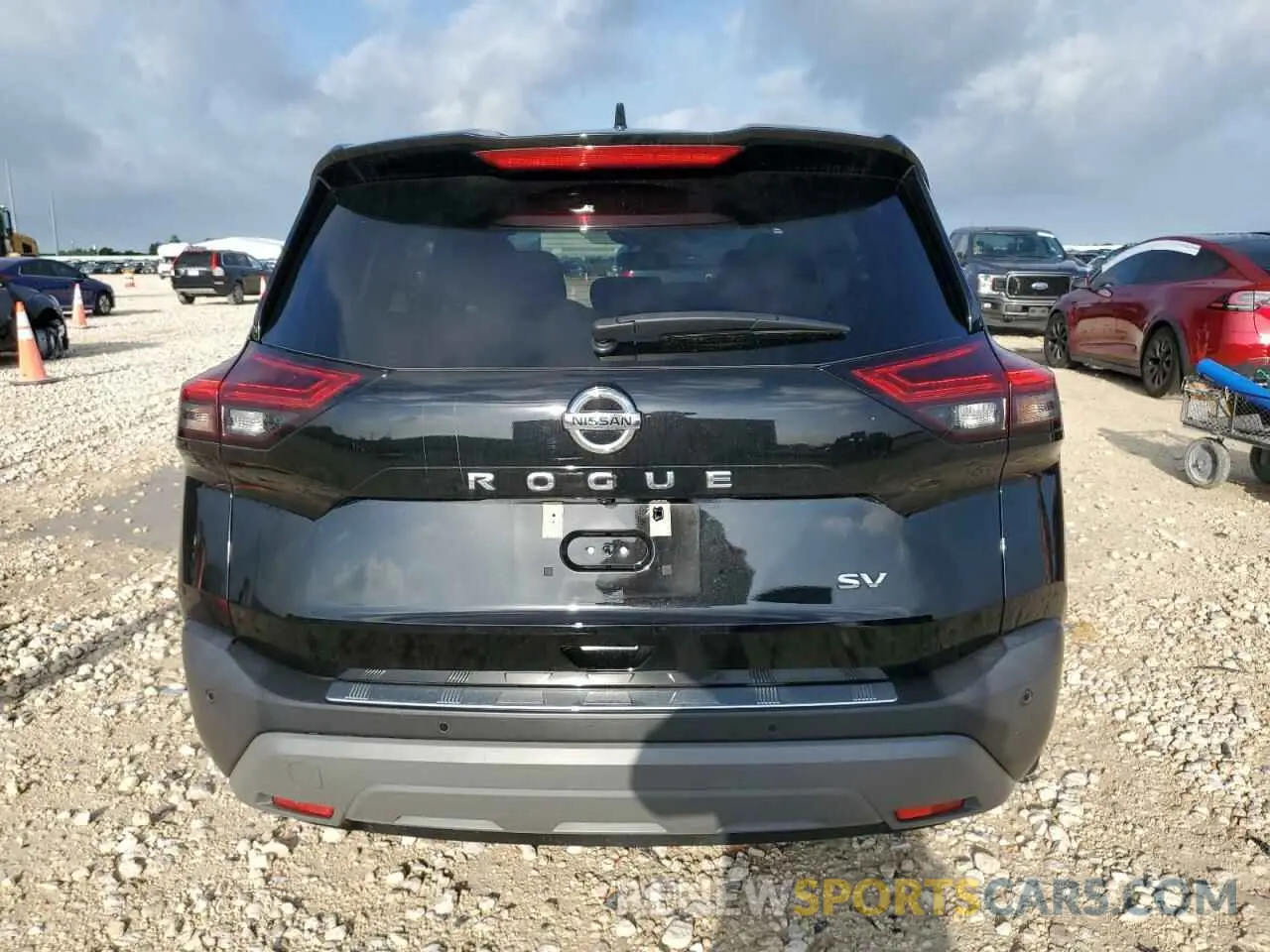 6 fotografías del automóvil dañado 5N1AT3BA1MC725299 NISSAN ROGUE 2021