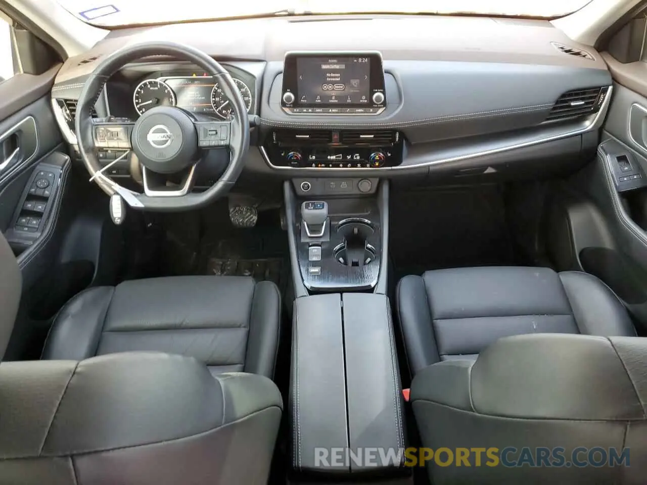 8 fotografías del automóvil dañado 5N1AT3BA1MC725299 NISSAN ROGUE 2021