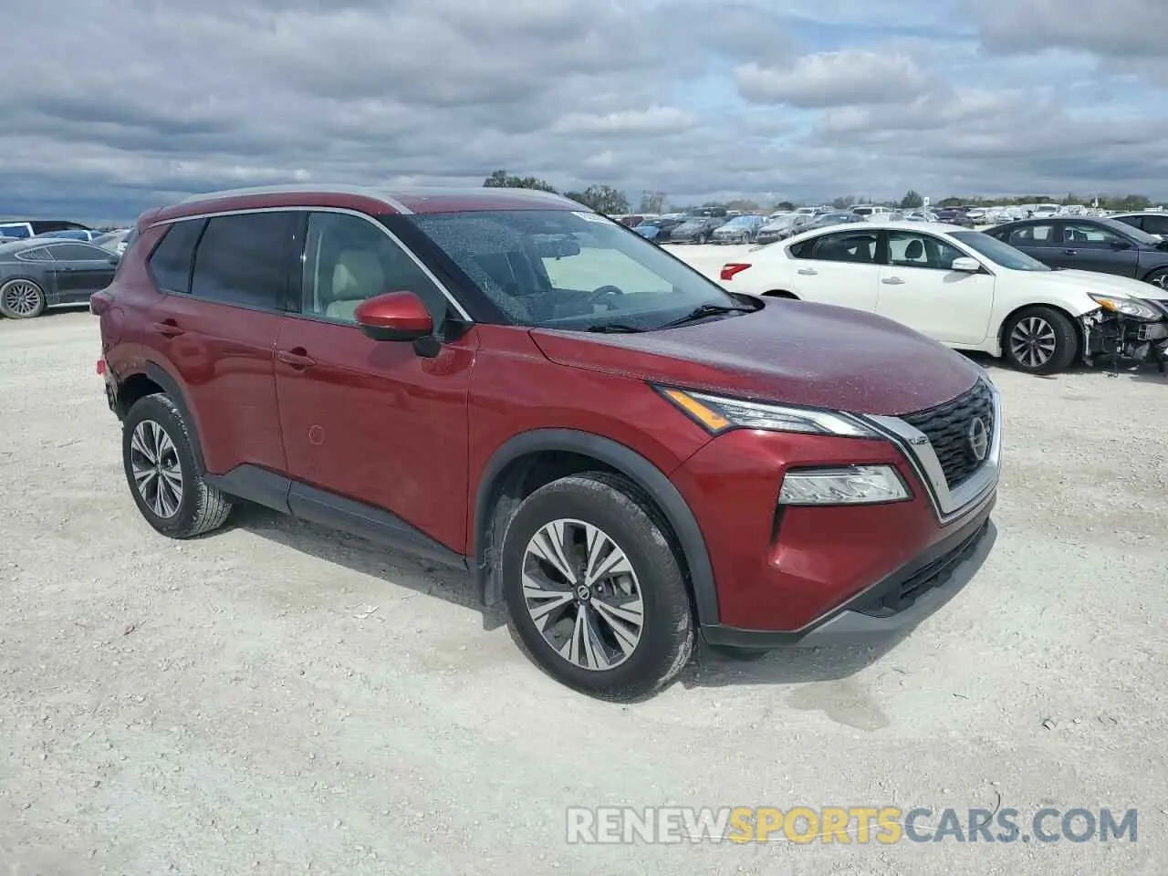 4 fotografías del automóvil dañado 5N1AT3BA1MC759906 NISSAN ROGUE 2021