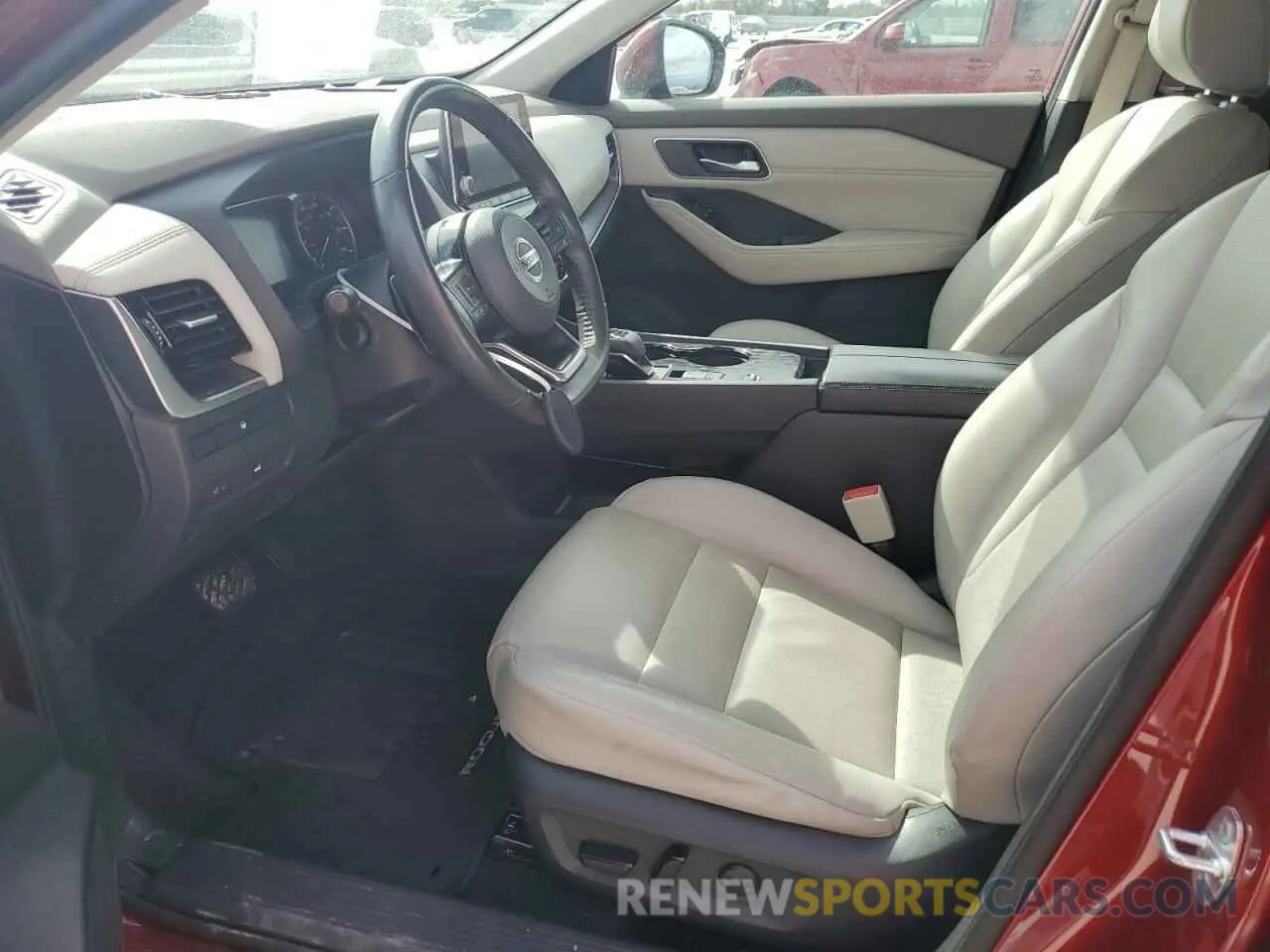 7 fotografías del automóvil dañado 5N1AT3BA1MC759906 NISSAN ROGUE 2021