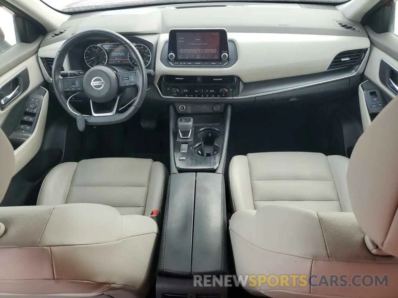 8 fotografías del automóvil dañado 5N1AT3BA1MC759906 NISSAN ROGUE 2021