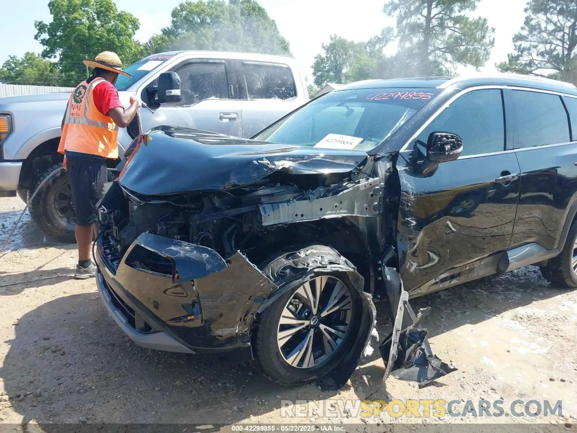6 fotografías del automóvil dañado 5N1AT3BA1MC816590 NISSAN ROGUE 2021