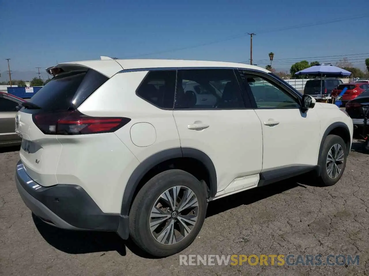 3 fotografías del automóvil dañado 5N1AT3BA1MC830635 NISSAN ROGUE 2021