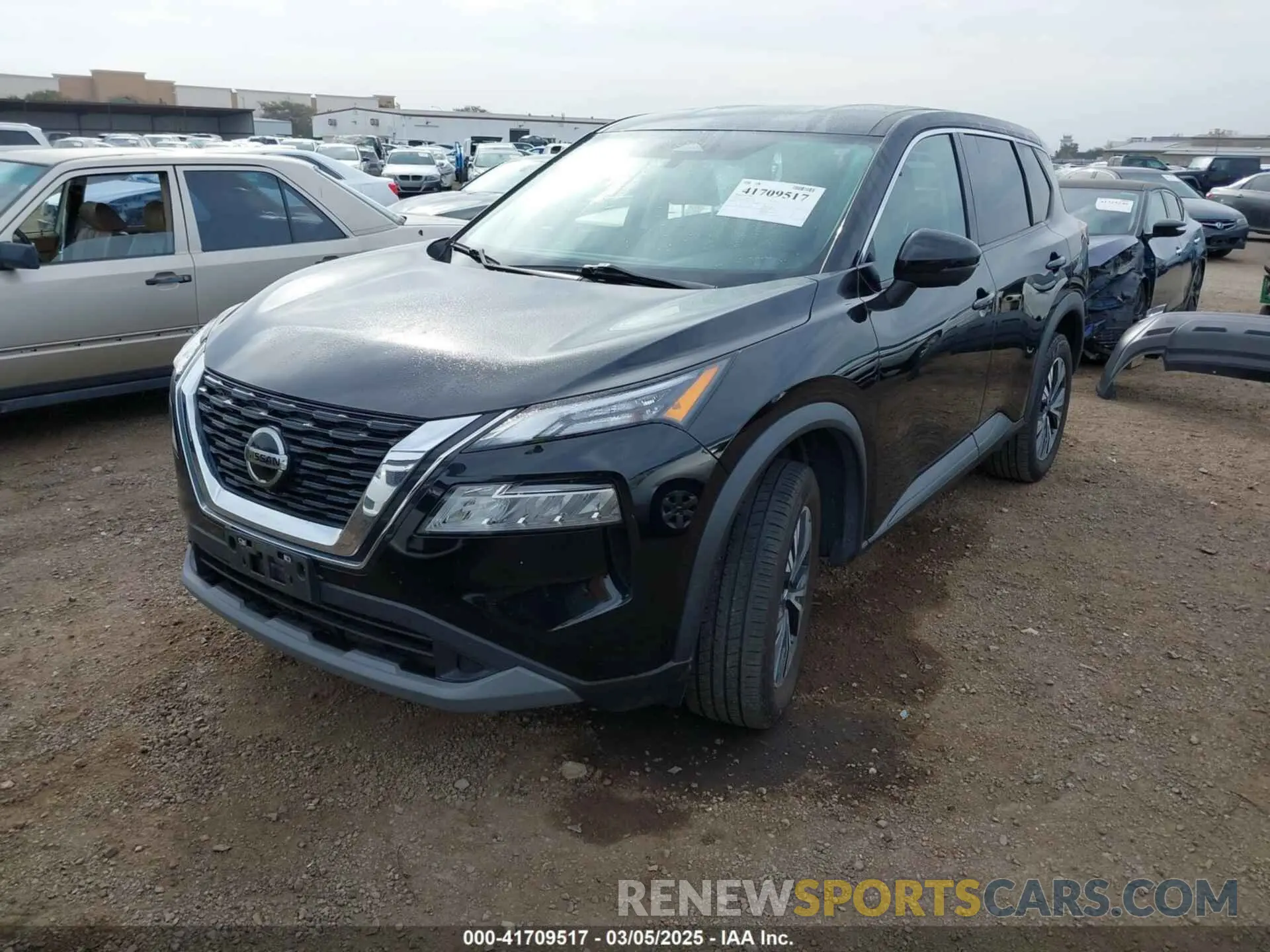 2 fotografías del automóvil dañado 5N1AT3BA2MC727742 NISSAN ROGUE 2021
