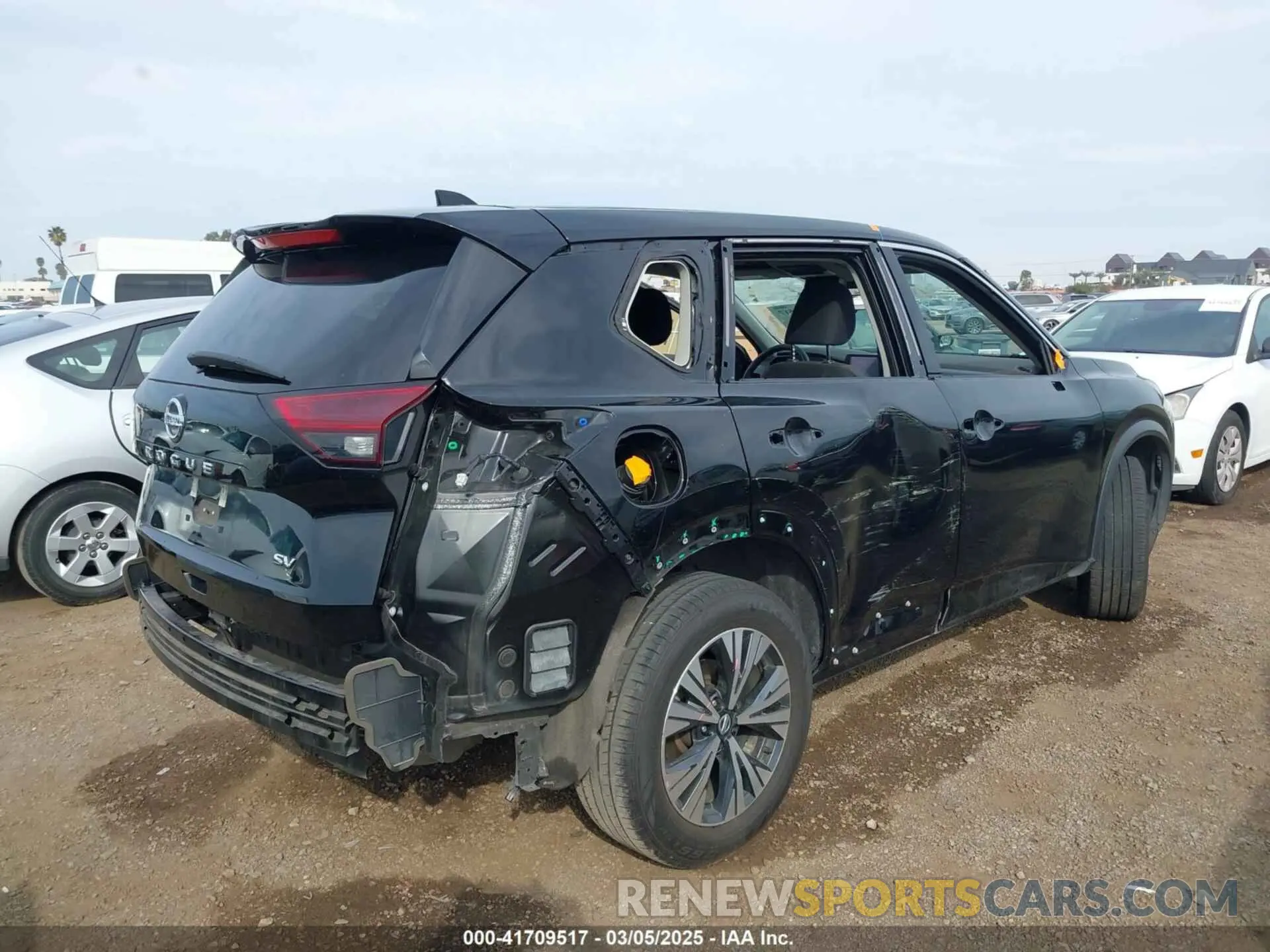 6 fotografías del automóvil dañado 5N1AT3BA2MC727742 NISSAN ROGUE 2021