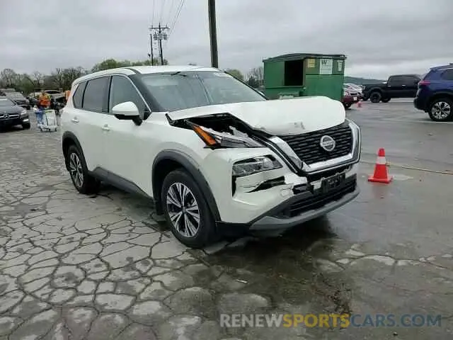 12 fotografías del automóvil dañado 5N1AT3BA2MC748798 NISSAN ROGUE 2021