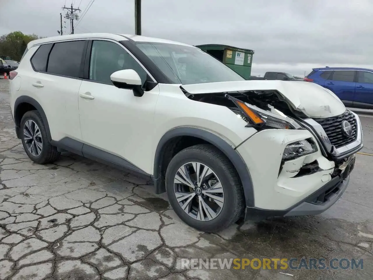 4 fotografías del automóvil dañado 5N1AT3BA2MC748798 NISSAN ROGUE 2021