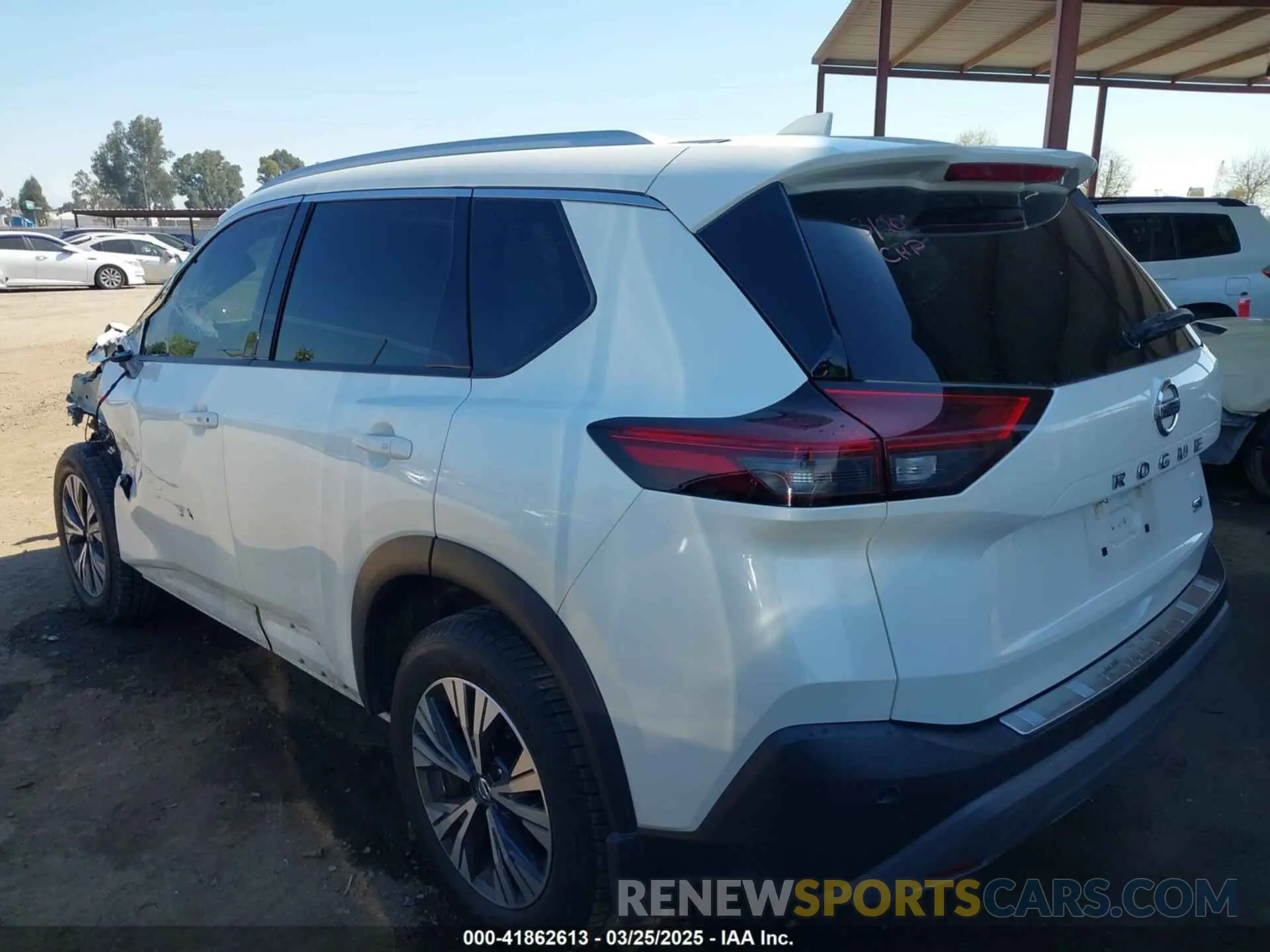 3 fotografías del automóvil dañado 5N1AT3BA2MC782692 NISSAN ROGUE 2021