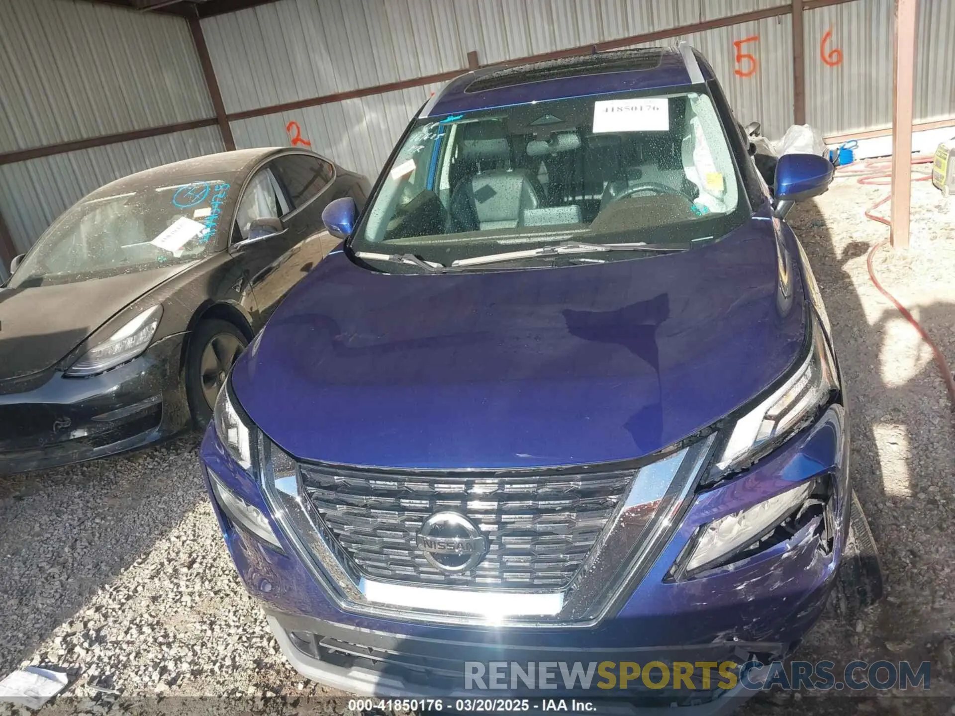 12 fotografías del automóvil dañado 5N1AT3BA2MC784863 NISSAN ROGUE 2021