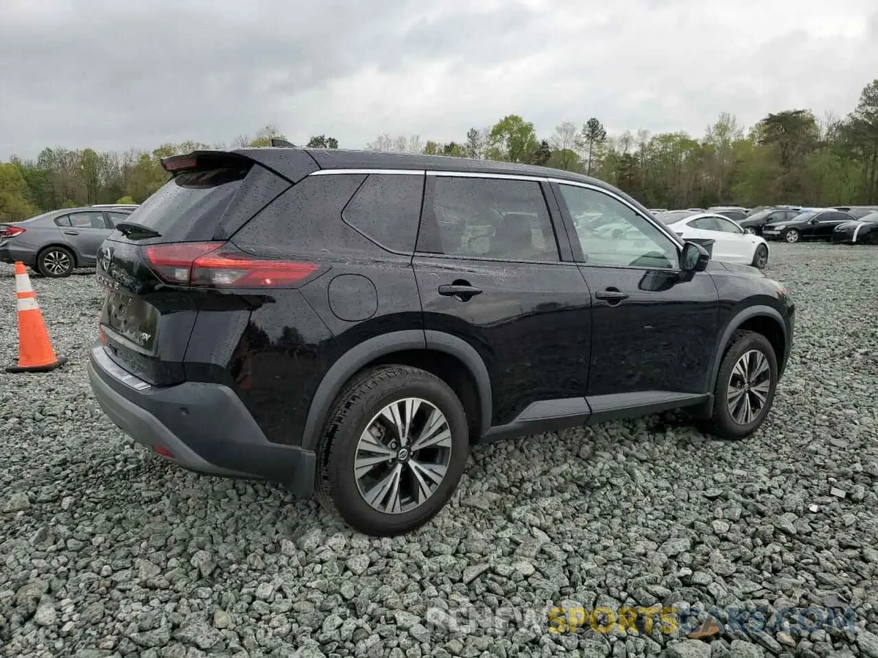 3 fotografías del automóvil dañado 5N1AT3BA2MC799329 NISSAN ROGUE 2021