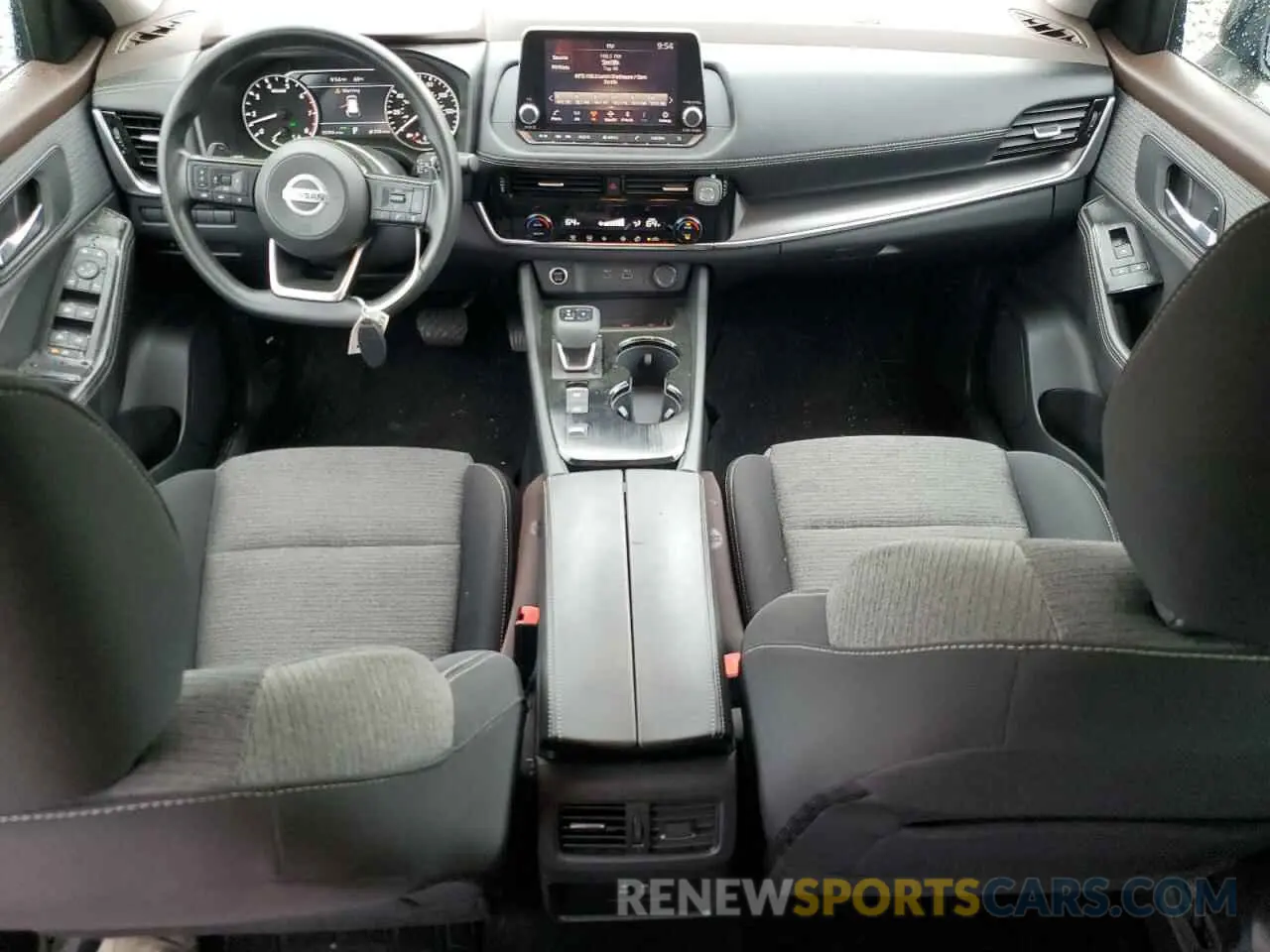 8 fotografías del automóvil dañado 5N1AT3BA2MC799329 NISSAN ROGUE 2021