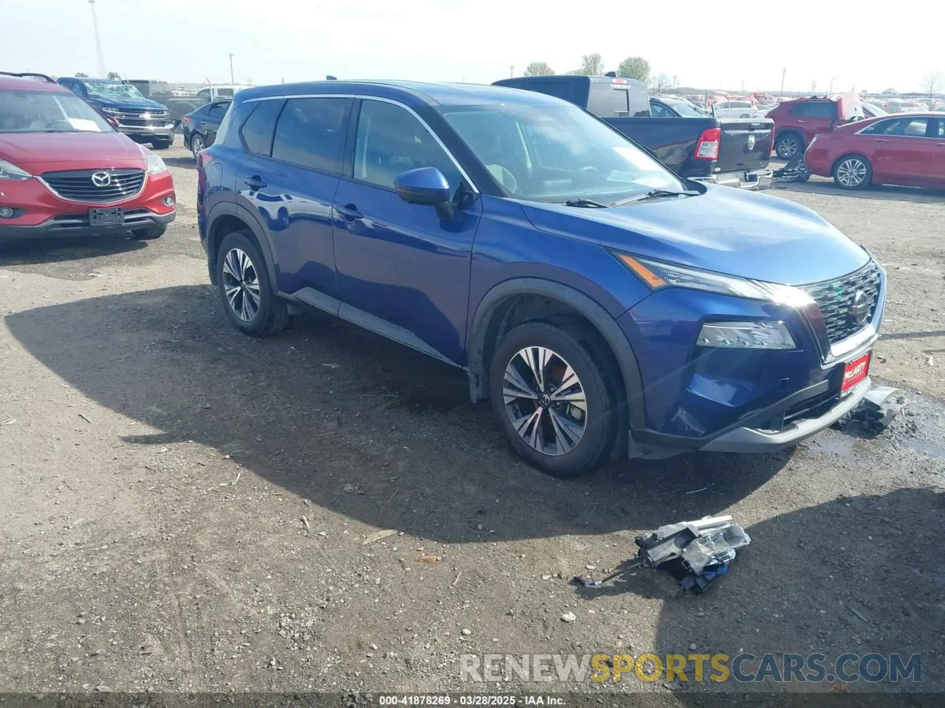 1 fotografías del automóvil dañado 5N1AT3BA3MC678325 NISSAN ROGUE 2021