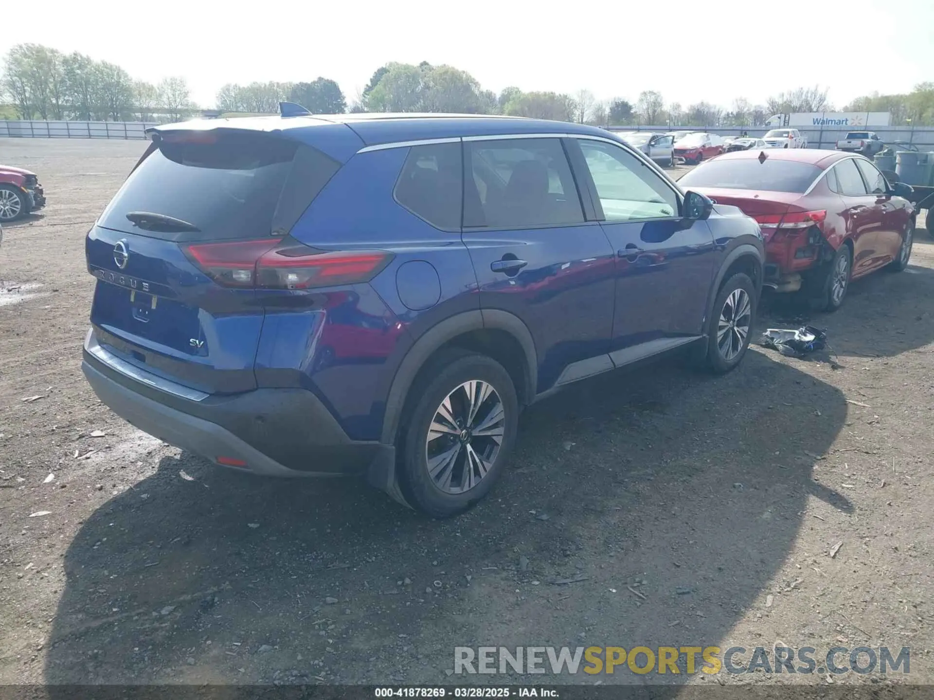 4 fotografías del automóvil dañado 5N1AT3BA3MC678325 NISSAN ROGUE 2021