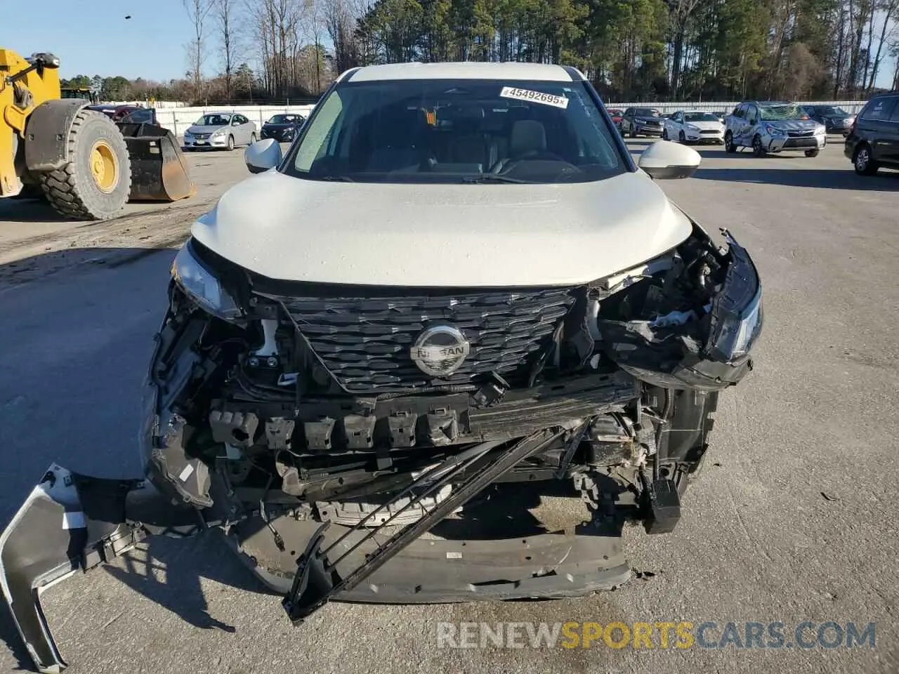 5 fotografías del automóvil dañado 5N1AT3BA3MC738975 NISSAN ROGUE 2021