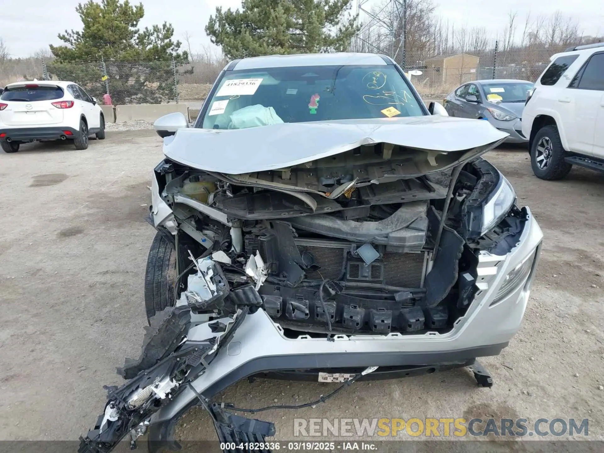 6 fotografías del automóvil dañado 5N1AT3BA3MC765707 NISSAN ROGUE 2021
