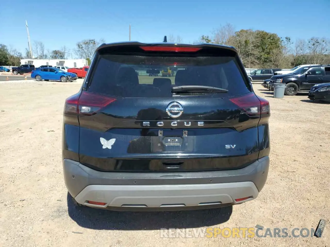 6 fotografías del automóvil dañado 5N1AT3BA3MC766520 NISSAN ROGUE 2021