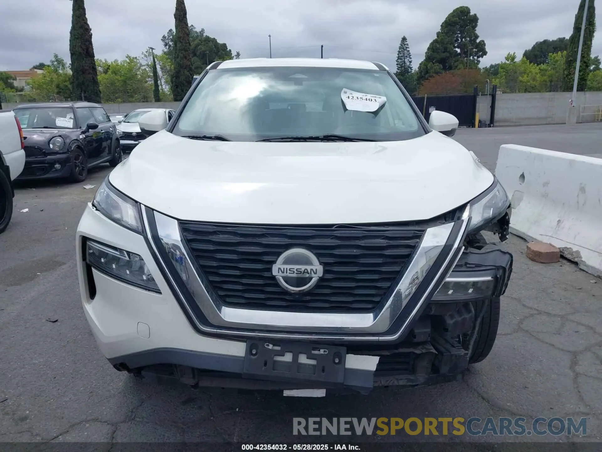 13 fotografías del automóvil dañado 5N1AT3BA3MC777081 NISSAN ROGUE 2021