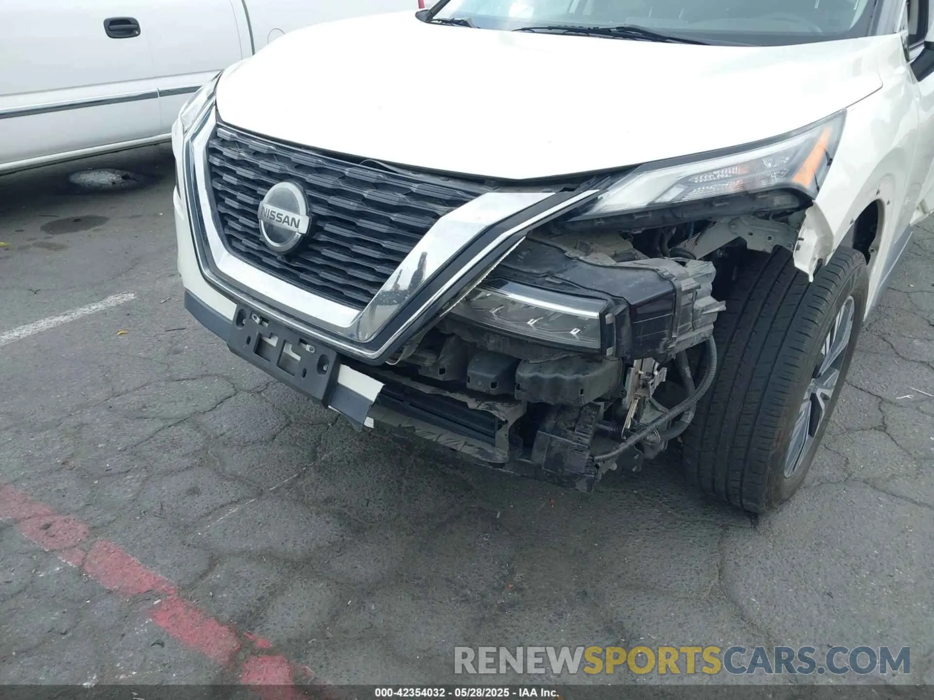 6 fotografías del automóvil dañado 5N1AT3BA3MC777081 NISSAN ROGUE 2021