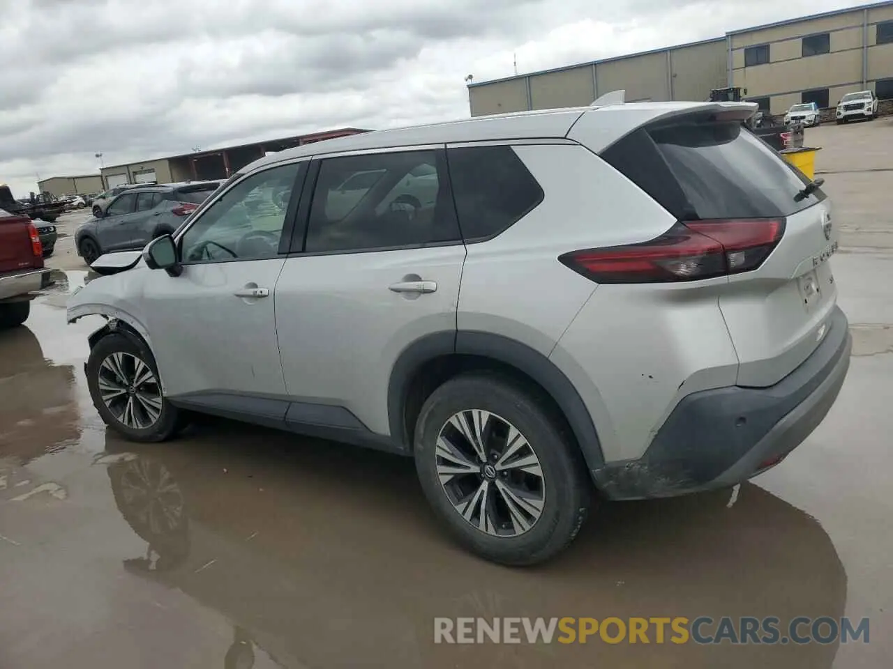 2 fotografías del automóvil dañado 5N1AT3BA3MC780207 NISSAN ROGUE 2021
