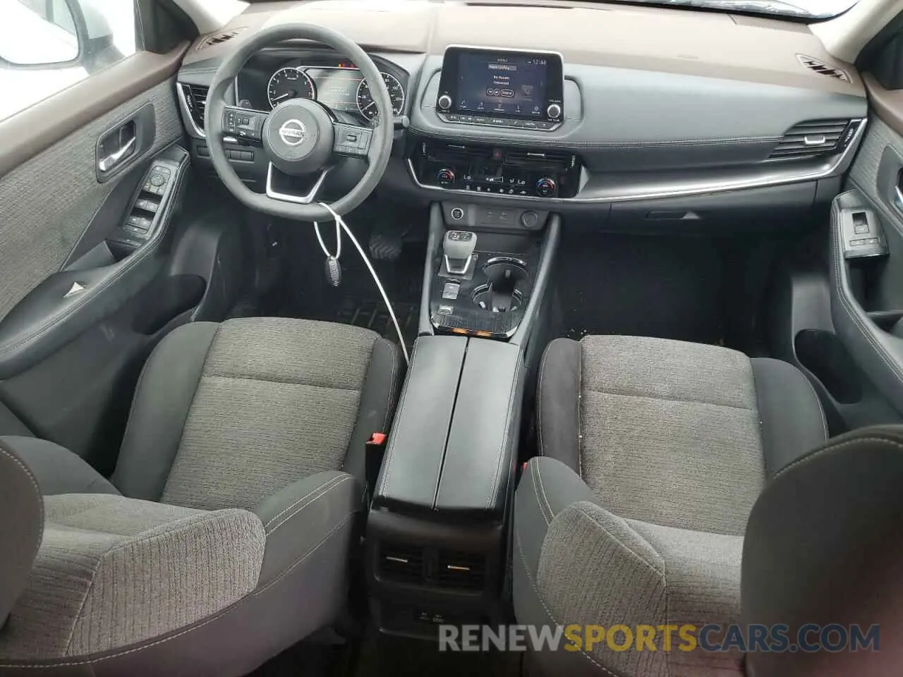 8 fotografías del automóvil dañado 5N1AT3BA3MC780207 NISSAN ROGUE 2021