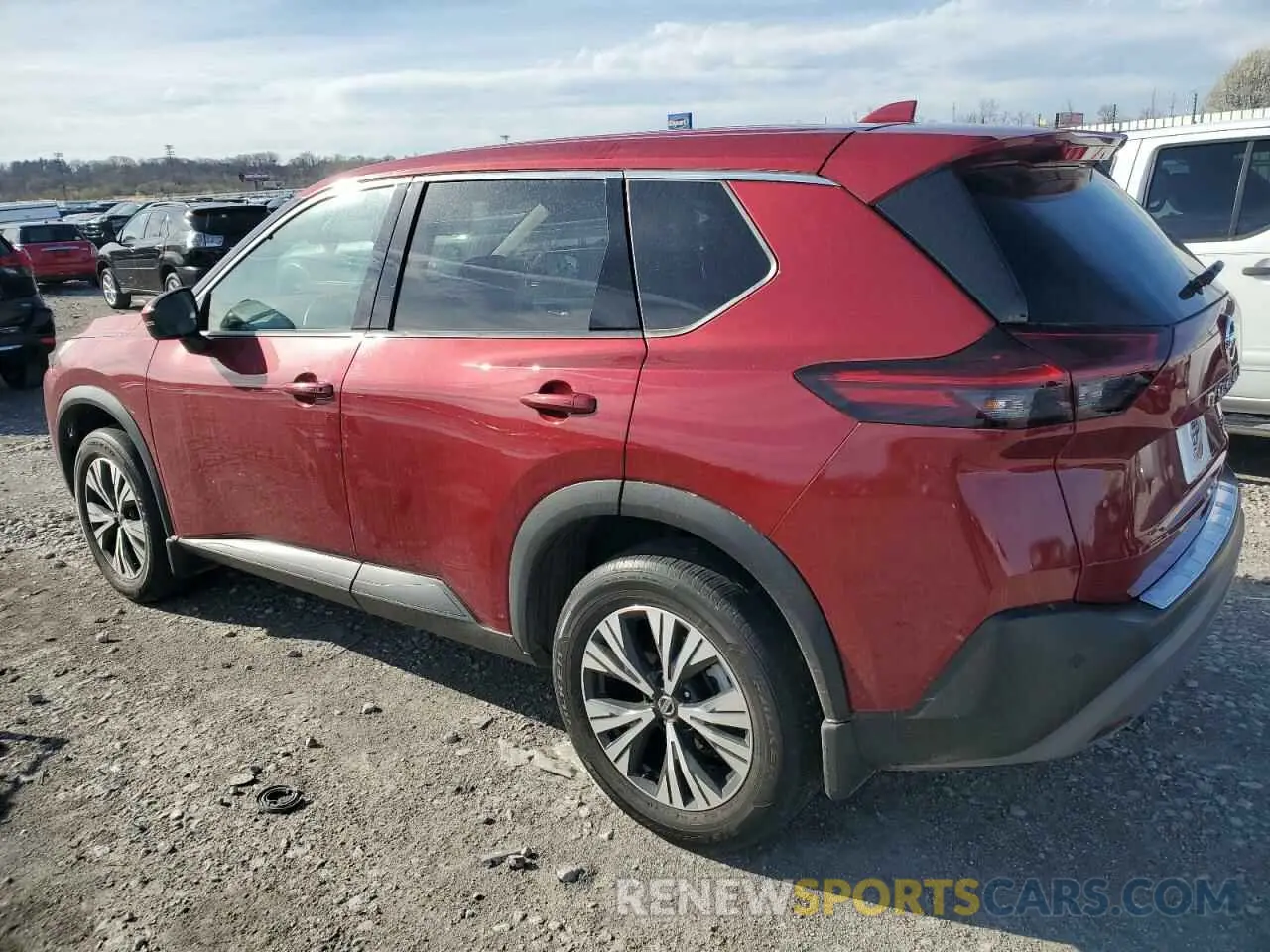 2 fotografías del automóvil dañado 5N1AT3BA3MC818275 NISSAN ROGUE 2021