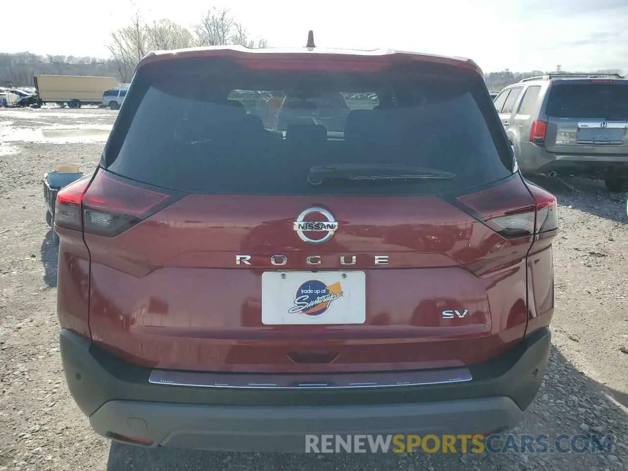 6 fotografías del automóvil dañado 5N1AT3BA3MC818275 NISSAN ROGUE 2021