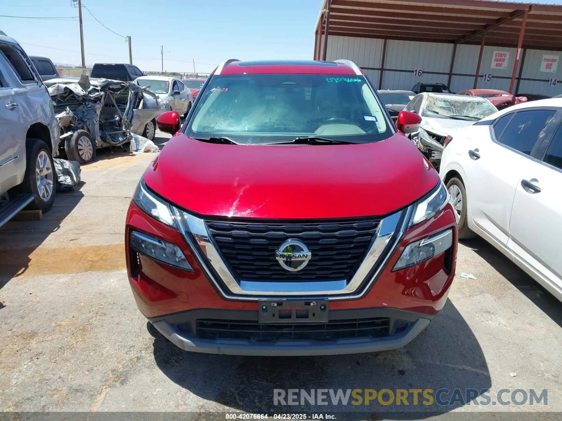 12 fotografías del automóvil dañado 5N1AT3BA4MC679774 NISSAN ROGUE 2021