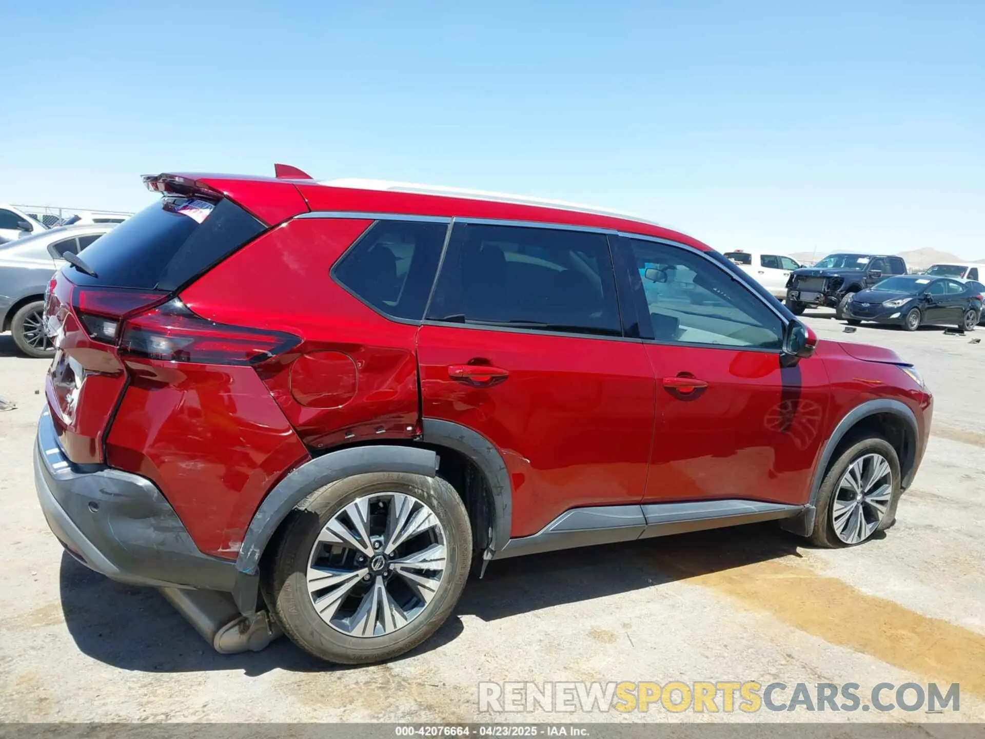 13 fotografías del automóvil dañado 5N1AT3BA4MC679774 NISSAN ROGUE 2021