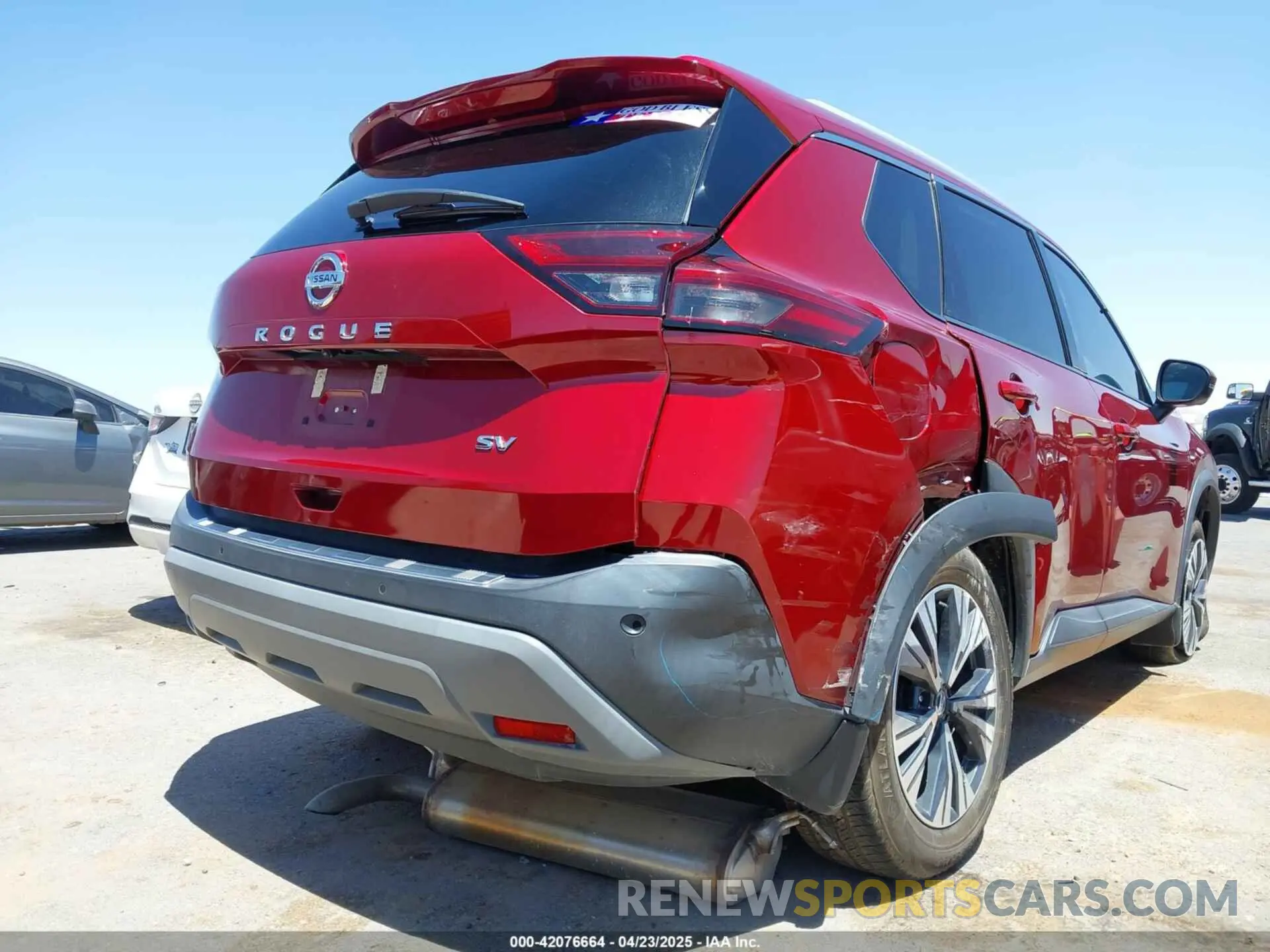 18 fotografías del automóvil dañado 5N1AT3BA4MC679774 NISSAN ROGUE 2021