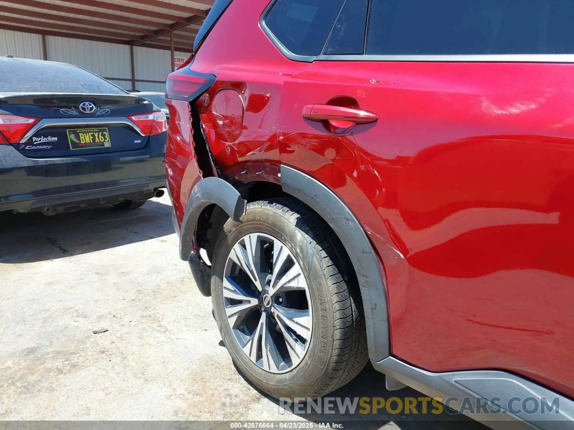 6 fotografías del automóvil dañado 5N1AT3BA4MC679774 NISSAN ROGUE 2021