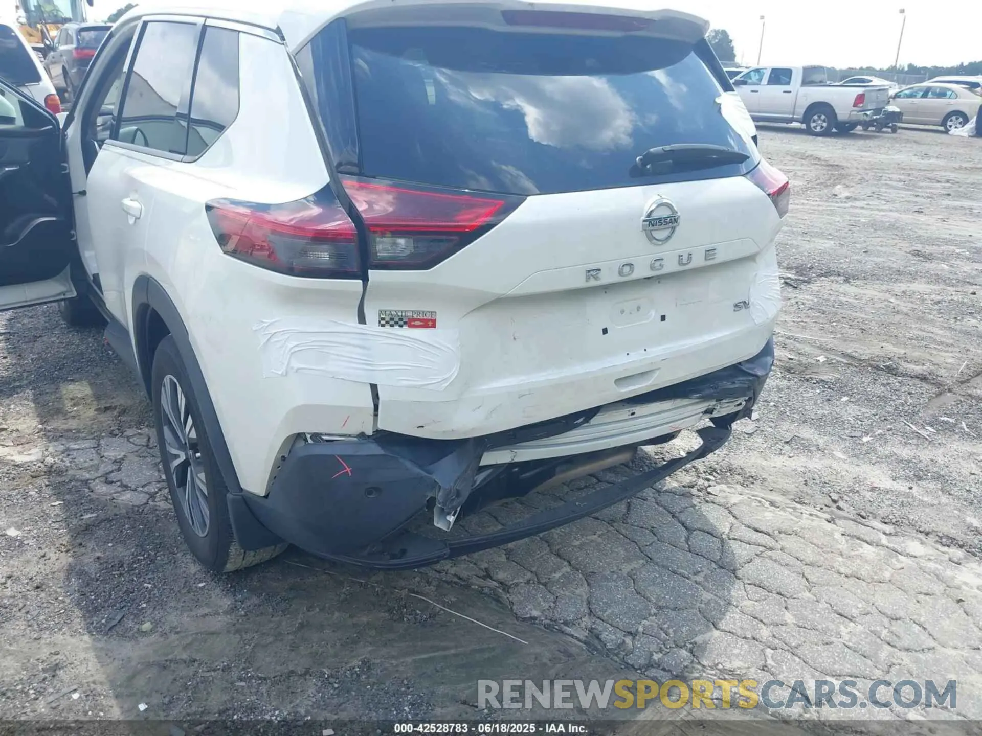6 fotografías del automóvil dañado 5N1AT3BA4MC695263 NISSAN ROGUE 2021