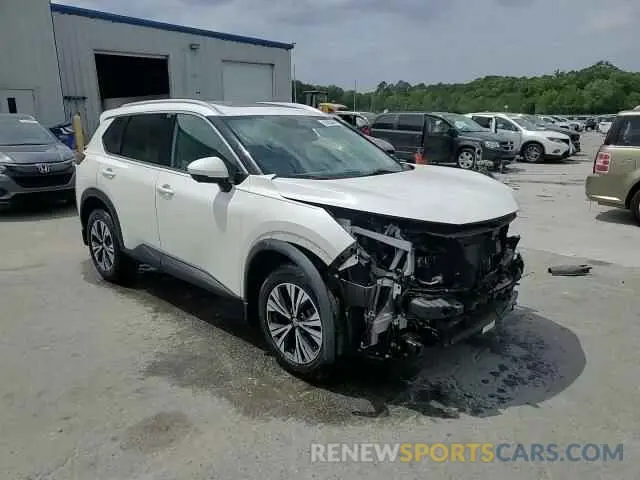 15 fotografías del automóvil dañado 5N1AT3BA4MC711963 NISSAN ROGUE 2021